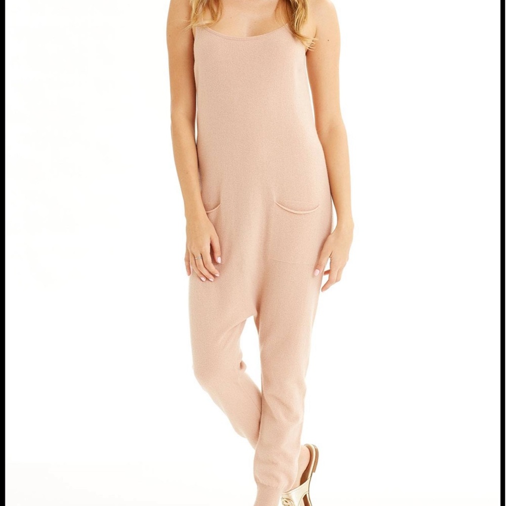 NakedCashmere Patti jumpsuit in Blush color. EUC